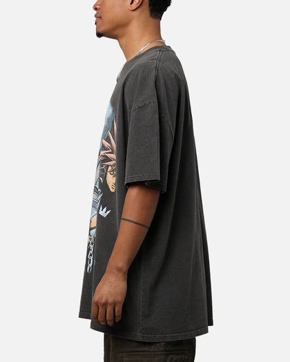 Vintage Goat Crew X Kingdom Hearts Poster T-Shirt Black Wash