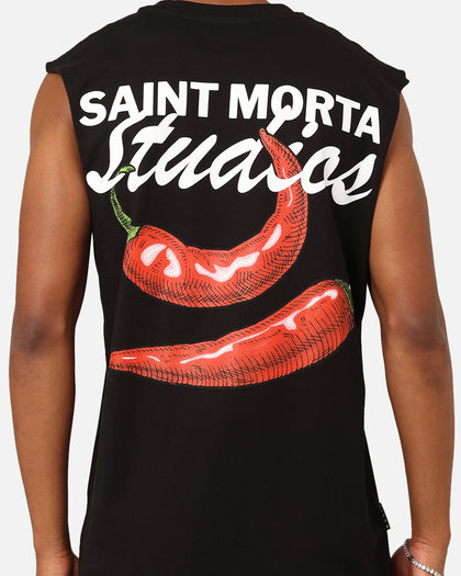 Saint Morta Chilli Fusion Muscle T-Shirt Black