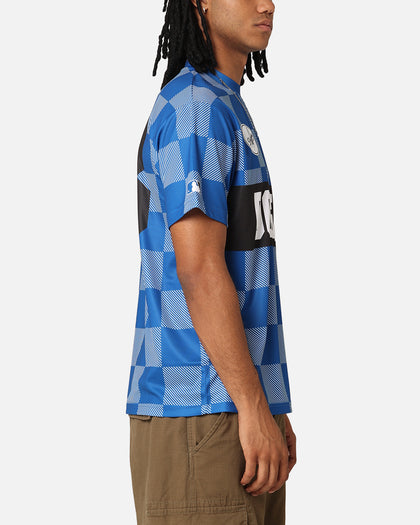 Majestic Athletic Los Angeles Dodgers Team Line Checkered Jersey White/Royal