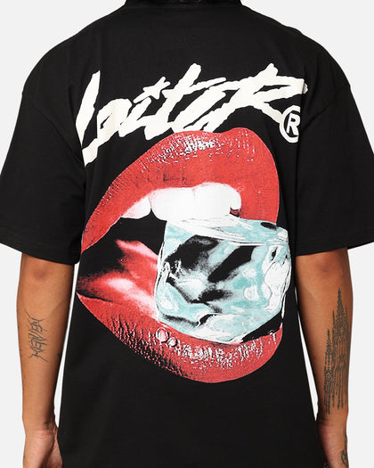 Loiter Cold Lips T-Shirt Black