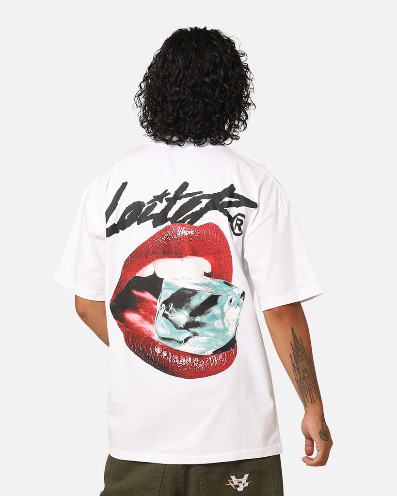 Loiter Cold Lips T-Shirt White | Culture Kings