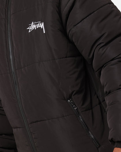Stussy Stock 8 Ball Puffer Jacket Black