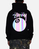 Stussy UV 8 Ball Fleece Hoodie Black