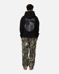 Stussy UV 8 Ball Fleece Hoodie Black