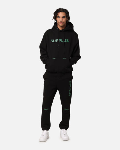 Daniel Patrick Surplus Logo Hoodie Black/Hunter Green