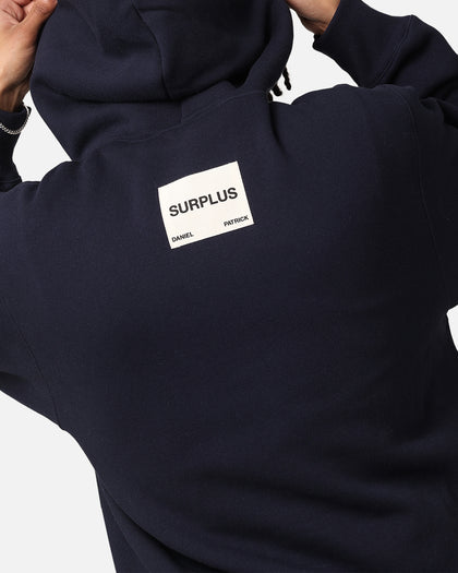 Daniel Patrick Surplus Logo Hoodie Navy/Cream/Red