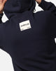 Daniel Patrick Surplus Logo Hoodie Navy/Cream/Red