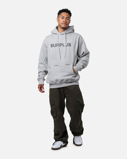 Daniel Patrick Surplus Logo Hoodie Grey
