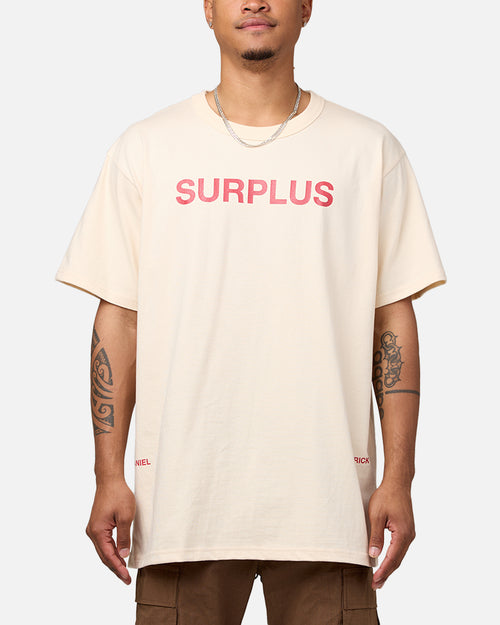 Daniel Patrick Surplus Logo T-Shirt Cream/Maroon