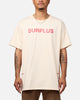 Daniel Patrick Surplus Logo T-Shirt Cream/Maroon