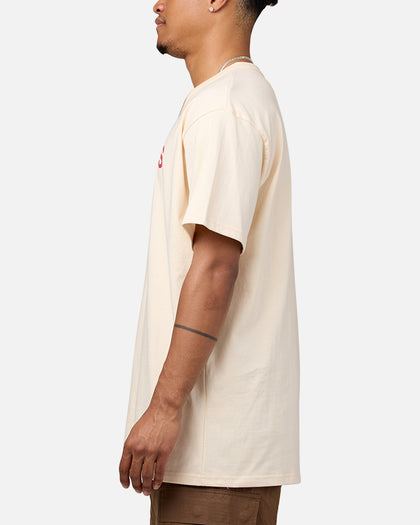Daniel Patrick Surplus Logo T-Shirt Cream/Maroon
