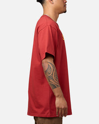 Daniel Patrick Surplus Logo T-Shirt Maroon/Yellow