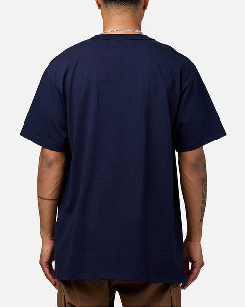 Daniel Patrick Surplus Logo T-Shirt Navy/Cream/Red