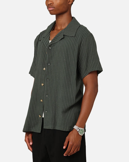 XXIII Nicholas Button Up Shirt Green/White
