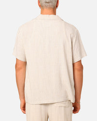 XXIII Nicholas Button Up Shirt Sand/Black