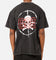 Saint Morta Death Wish Patrol T-Shirt Black Acid Wash