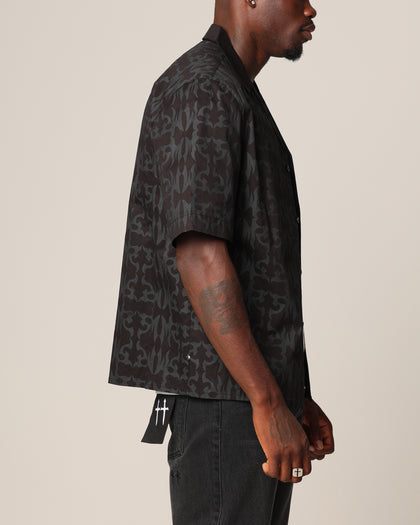 Saint Morta Tribal Short Sleeve T-Shirt Black/Black