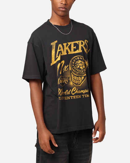 Mitchell & Ness Los Angeles Lakers Rings T-Shirt Faded Black