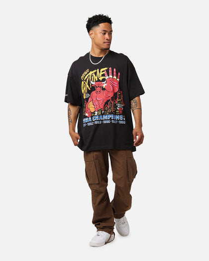 Mitchell & Ness Chicago Bulls Six Time T-Shirt Black