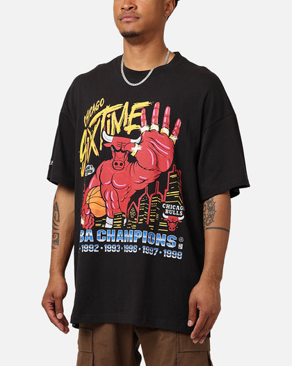 Mitchell & Ness Chicago Bulls Six Time T-Shirt Black