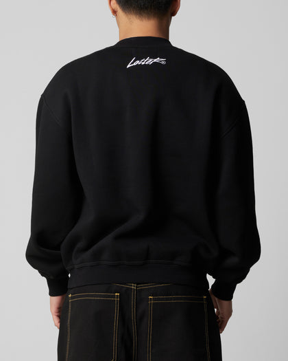 Loiter Riot Crewneck Black