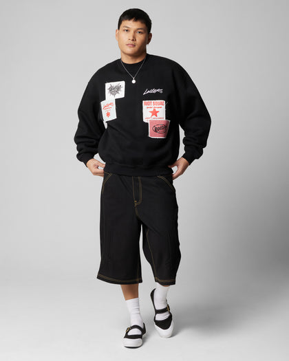 Loiter Riot Crewneck Black