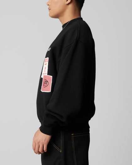 Loiter Riot Crewneck Black