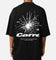 Carré Blasted Oversized T-Shirt Black