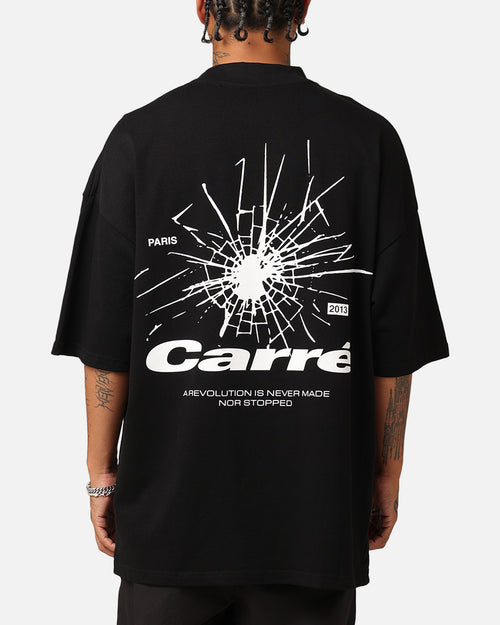 Carré Blasted Oversized T-Shirt Black