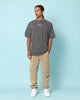 Carré Blasted Oversized T-Shirt Washed Charcoal