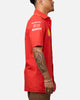 Puma X Scuderia Ferrari 2024 Team Button Up Shirt Burnt Red