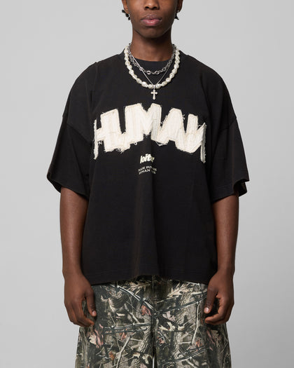Loiter Human Box T-Shirt Vintage Black
