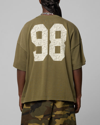 Loiter Human Box T-Shirt Vintage Khaki