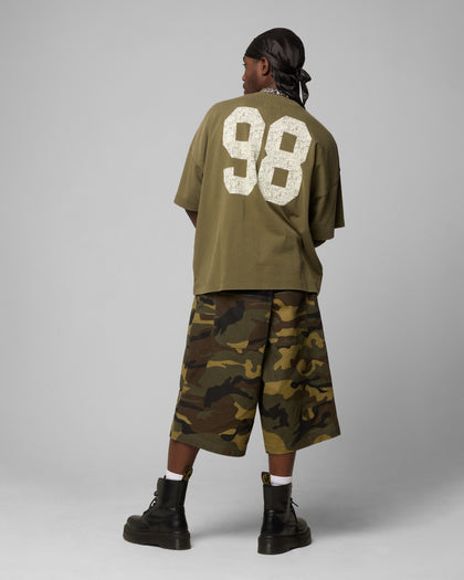 Loiter Human Box T-Shirt Vintage Khaki