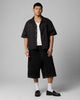 Loiter Riot Button Up Shirt Black