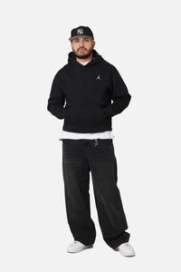 Jordan Brooklyn Fleece Pullover Hoodie Black/White
