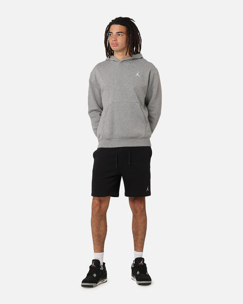 Jordan Brooklyn Fleece Pullover Hoodie Carbon Heather/White