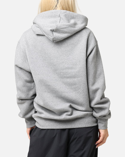 Jordan Brooklyn Fleece Pullover Hoodie Carbon Heather/White