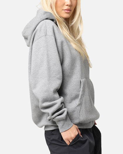 Jordan Brooklyn Fleece Pullover Hoodie Carbon Heather/White