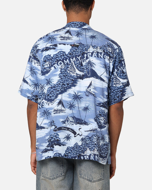 Tommy Jeans TJM AO Hawaiian Camp Shirt Hawaiian Aop