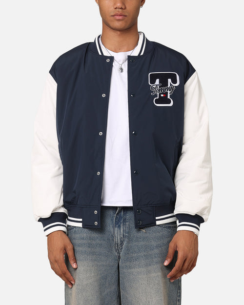 Tommy Jeans TJM Colourblock Varsity Jacket Dark Night Navy