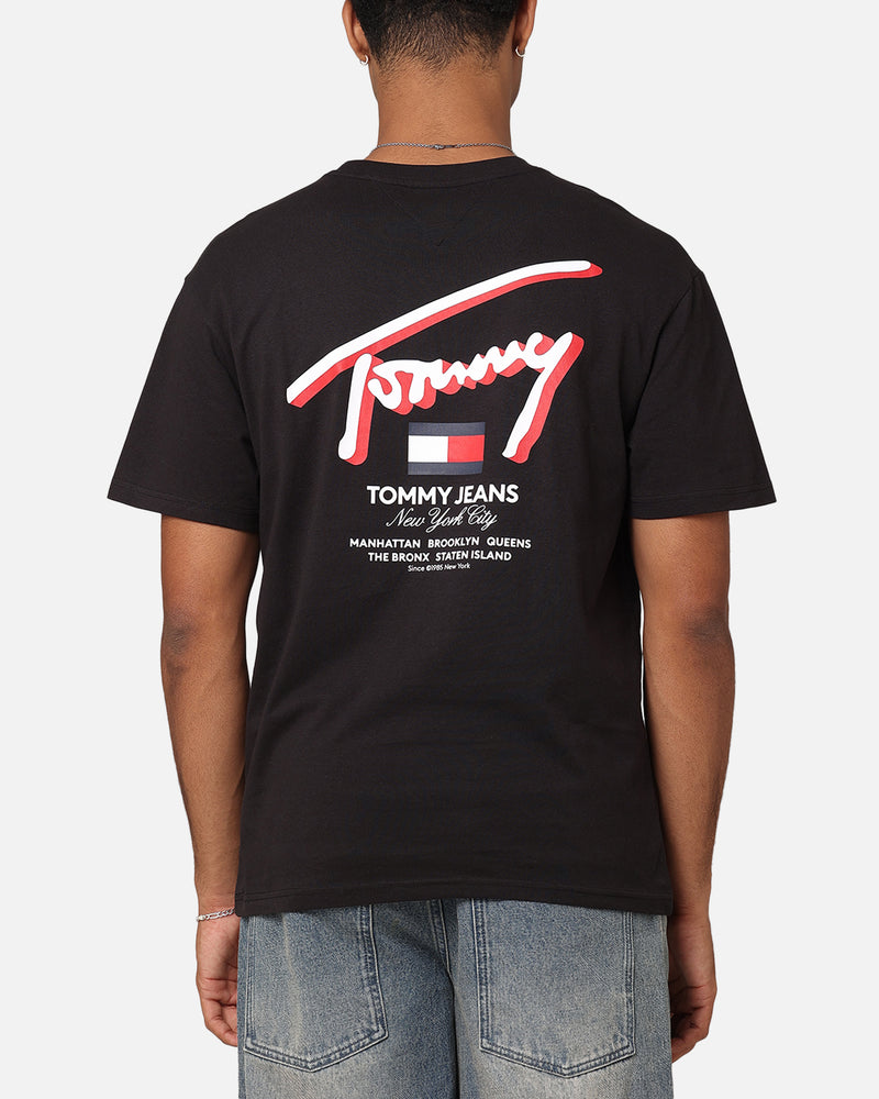 Tommy Jeans Reg 3D Street Signature T-Shirt Black