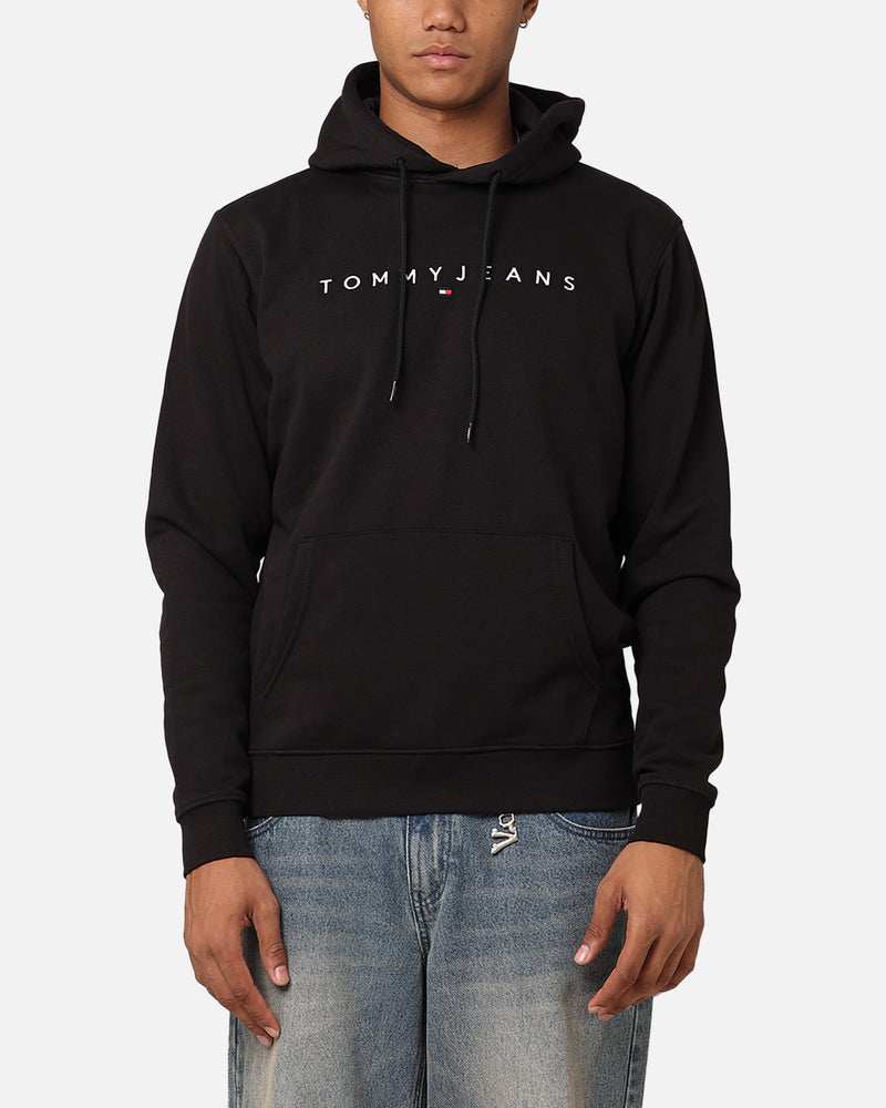 Tommy Jeans Reg Linear Logo Hoodie Black