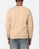 Tommy Jeans TJM Reg Tipping Varsity Crewneck Tawny Sand