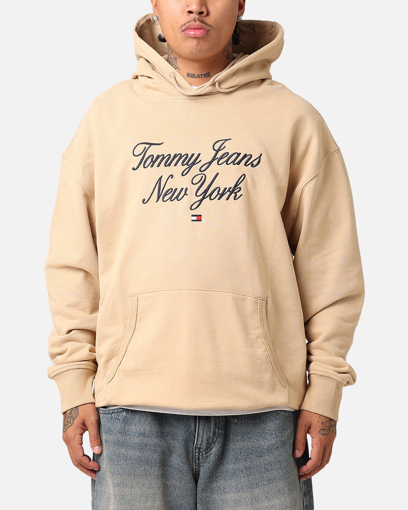 Tommy Jeans TJM Luxe Serif Relax Hoodie Tawny Sand