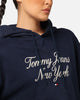 Tommy Jeans TJM Luxe Serif Relax Hoodie Dark Night Navy