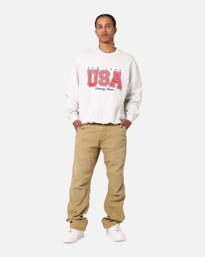 Tommy Jeans TJU Archive Games Team USA Crewneck Silver Grey Heather