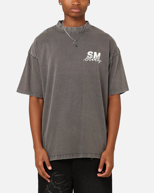 Saint Morta Saint Studios T-Shirt Washed Charcoal