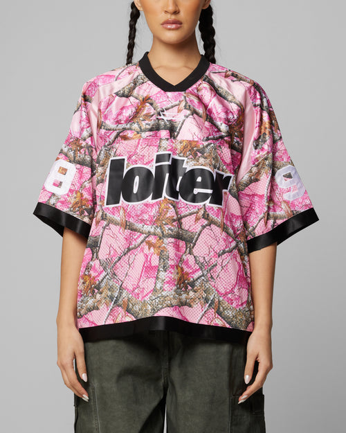 Loiter Training Jersey Pink Camo