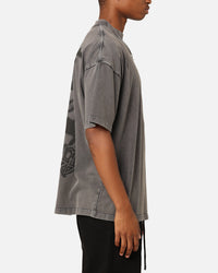 Saint Morta Do Not Disturb T-Shirt Washed Charcoal